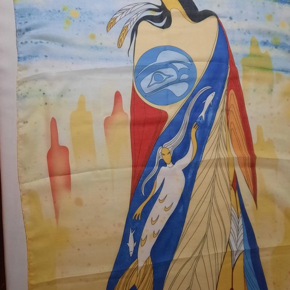 Maxine Noel - Not Forgotten -Large Wall Tapestry 26" X 69" - Picture 2 of 7